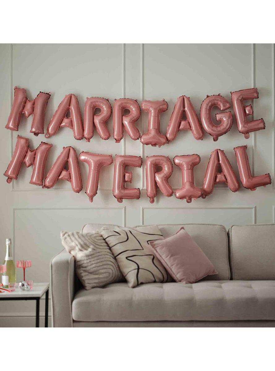 Drunk in Love Hens Marriage Material 350cm Bunting – Lifestyle Image