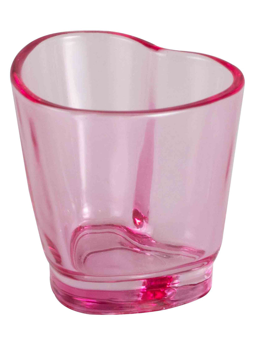 Drunk in Love Hens Night 4 Pack Pink Heart Shot Glasses – Close Image