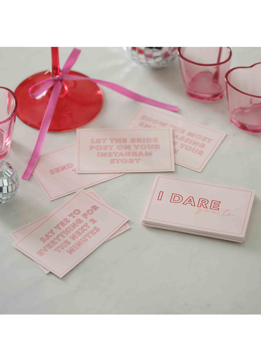 Drunk in Love Hens Night 40 Pack Dare Game Cards – Lifestyle Image 1