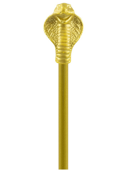 Main image of Egyptian Pharaoh Gold Snake Head 46cm Costume Sceptre