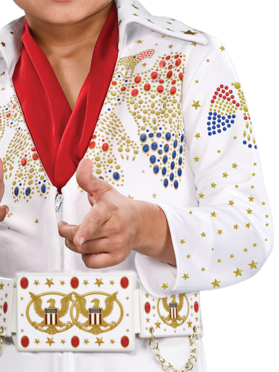 Deluxe Elvis Boys Costume - Close Image 2