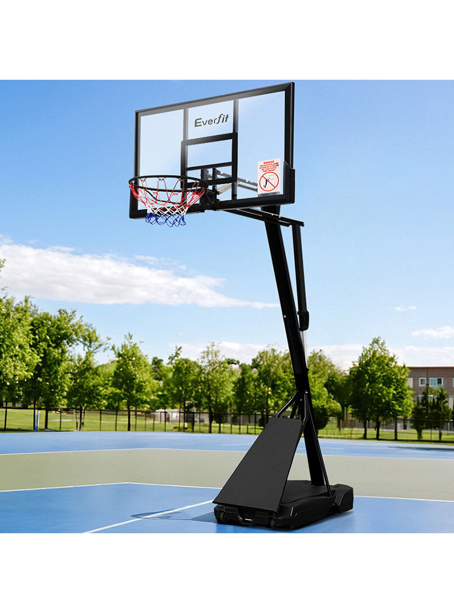 Everfit 305cm Adjustable Stand Basketball Hoop With Return System And Black Detailed Backboard Alternate Image 1