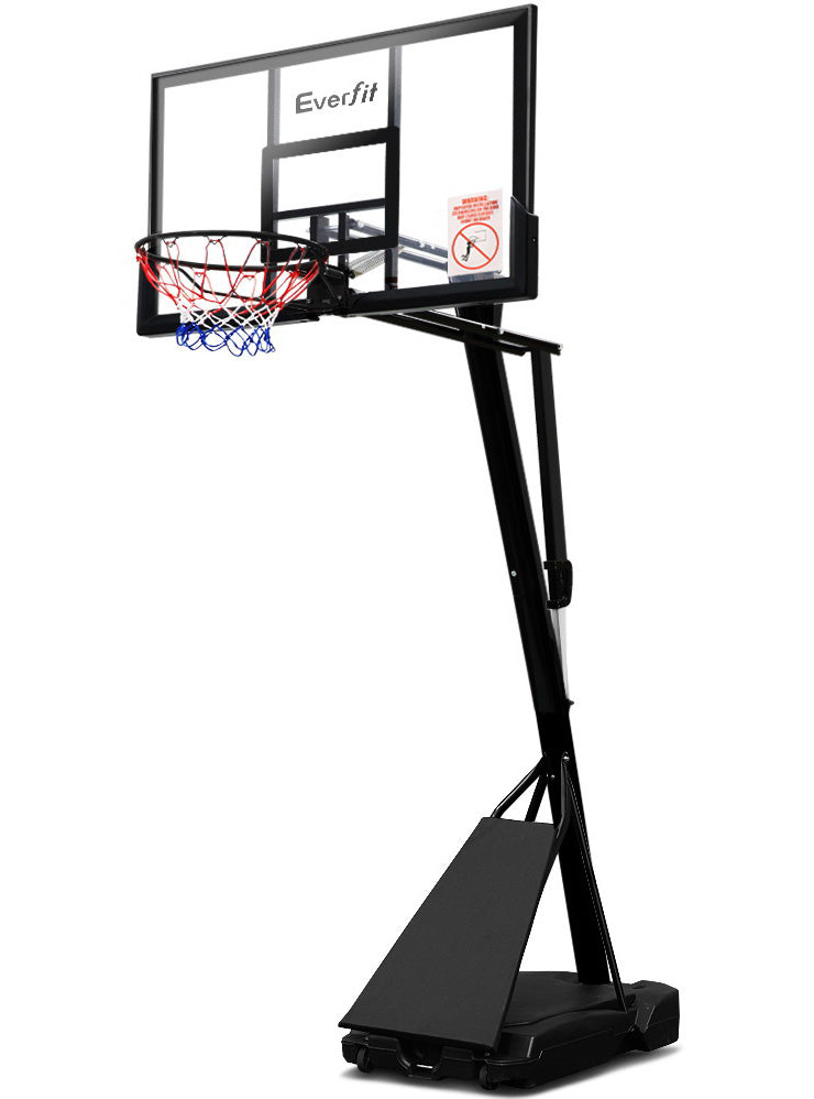 Everfit 305cm Adjustable Stand Basketball Hoop With Return System And Black Detailed Backboard Main Image