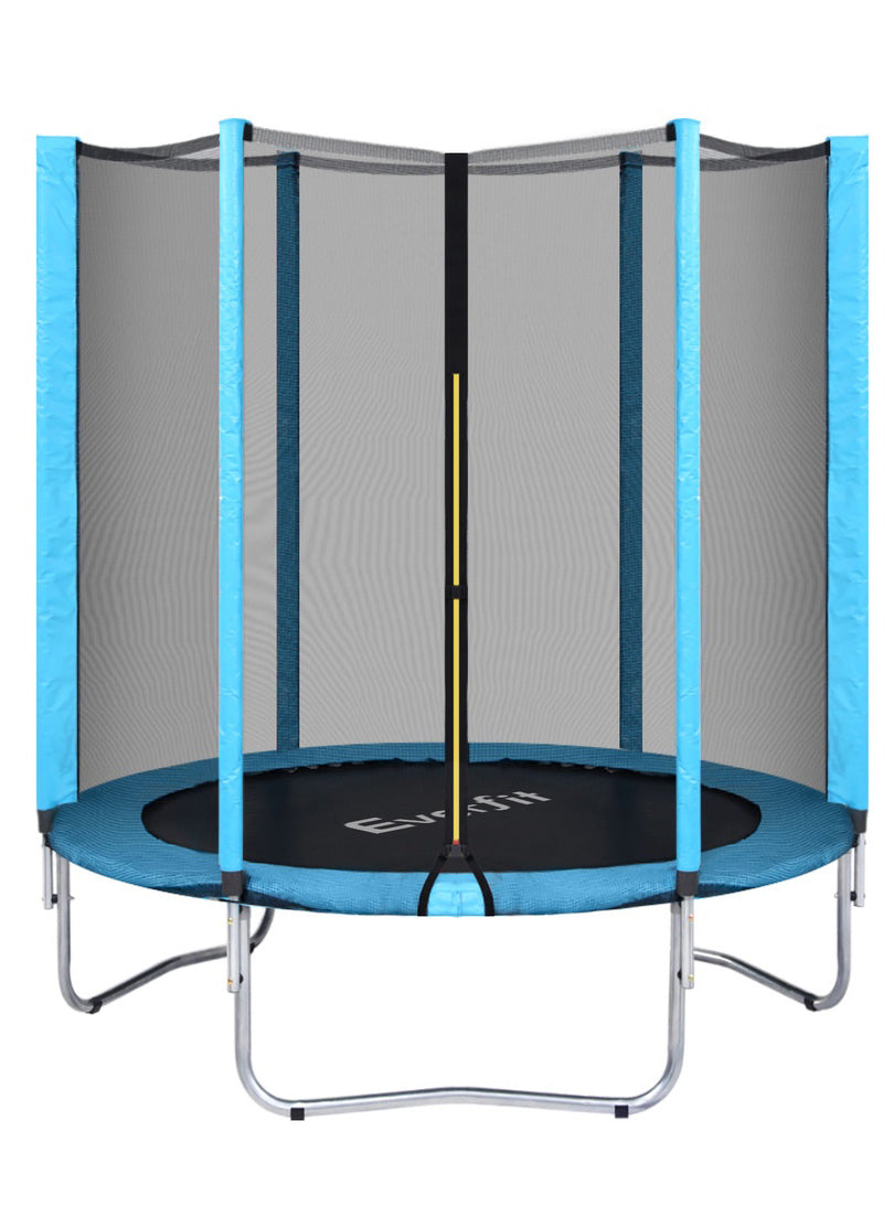 Everfit 6 Foot Round Blue Trampoline With Safety Net Main Image
