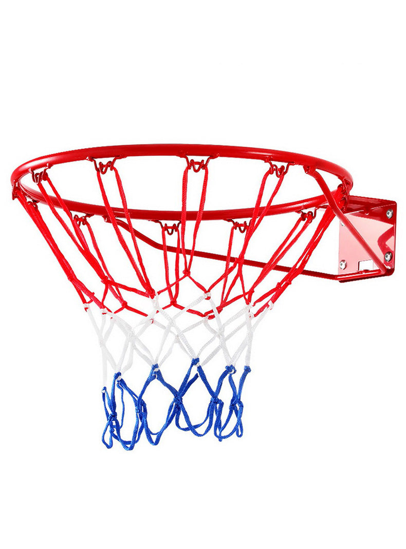 Everfit Basic Red Wall Mounted Basketball Ring With Net Main Image