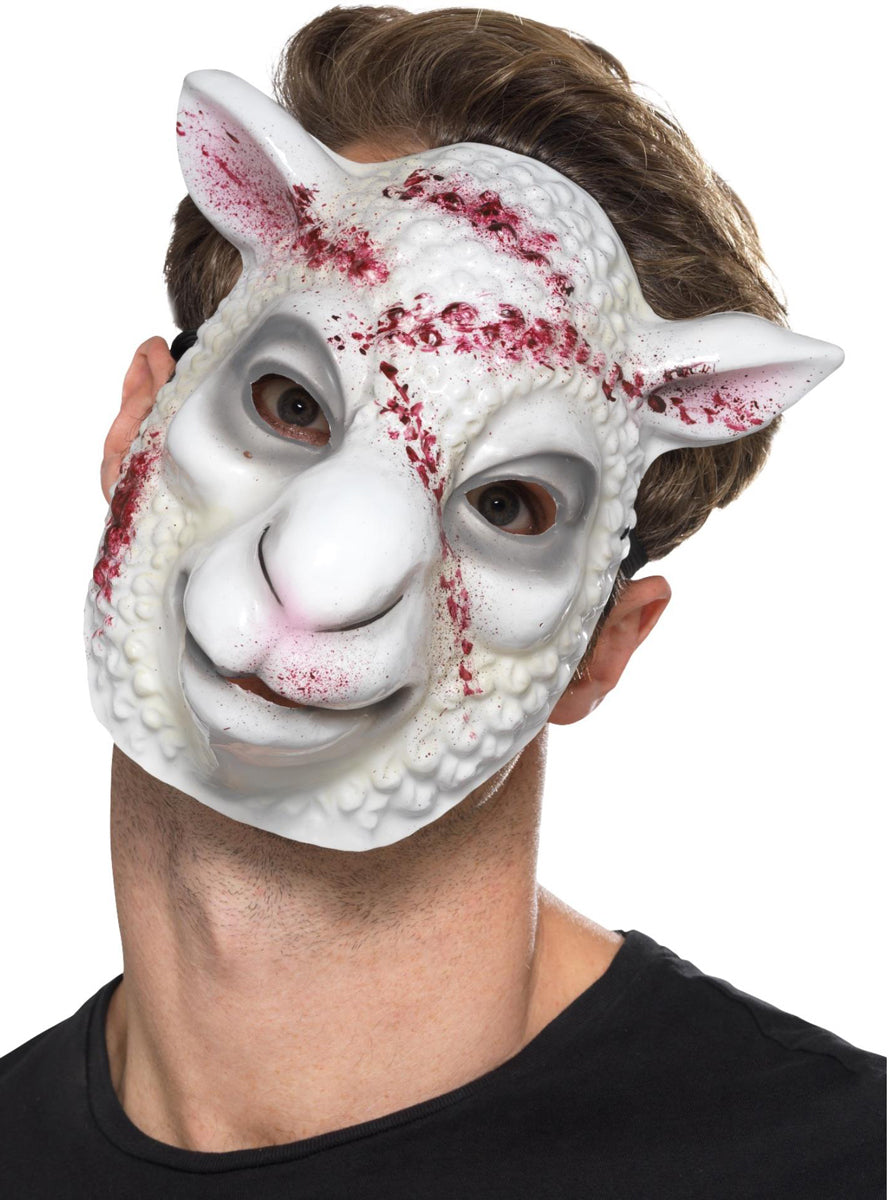 Killer Sheep Halloween Mask - Main Image