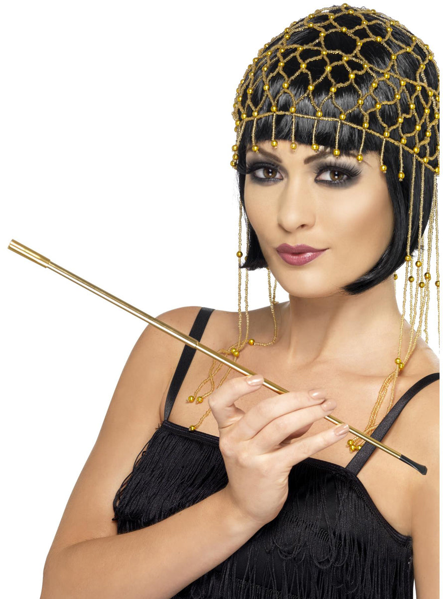Gold Extendable Cigarette Holder