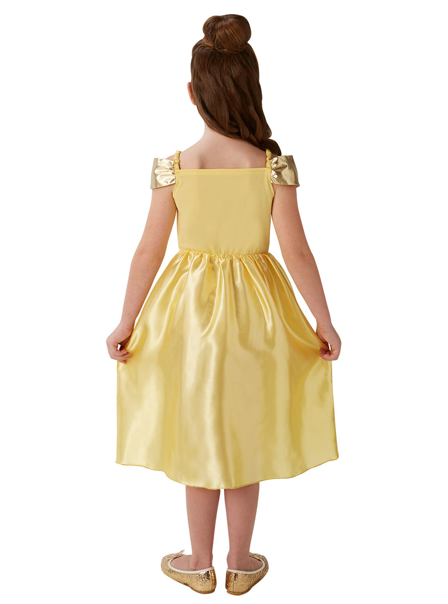 Fairytale Belle Girls Disney Princess Costume - Back Image