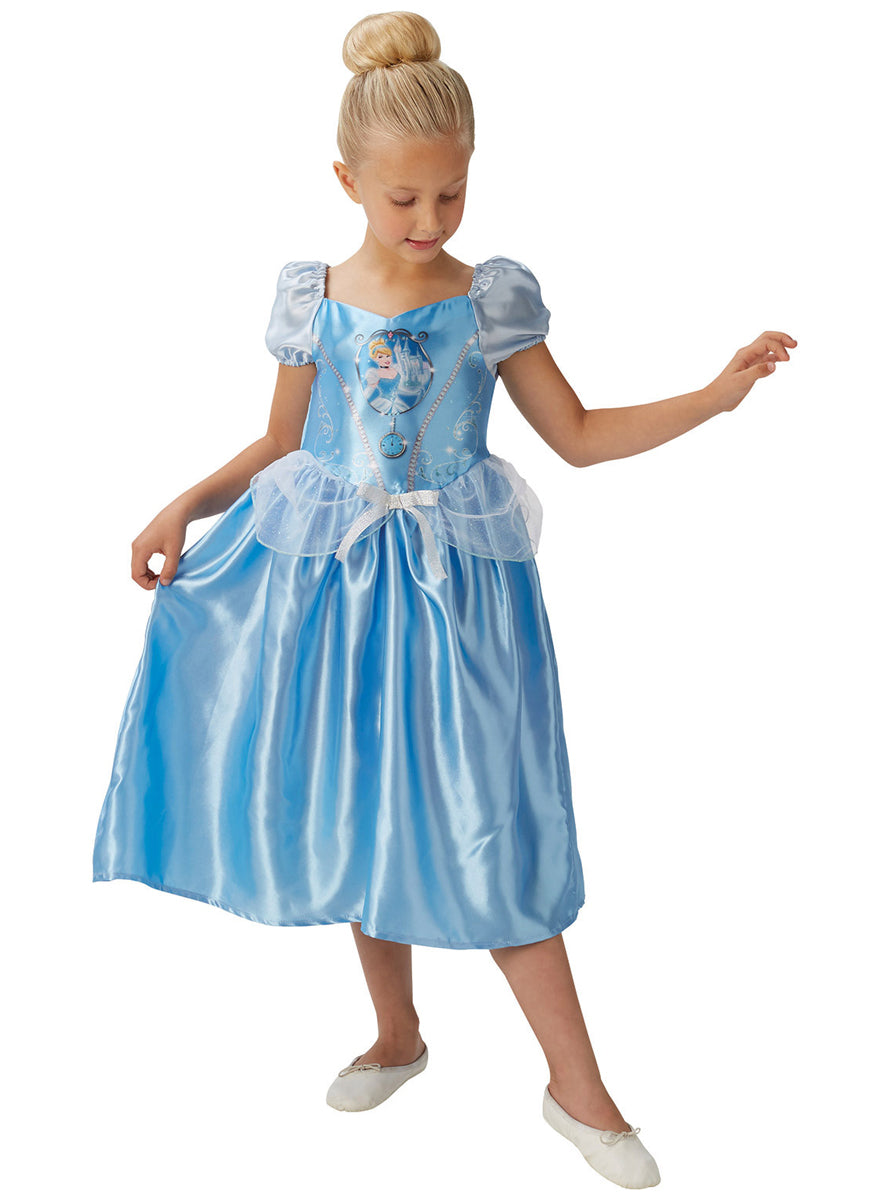 Fairytale Cinderella Girls Disney Princess Costume - Main Image