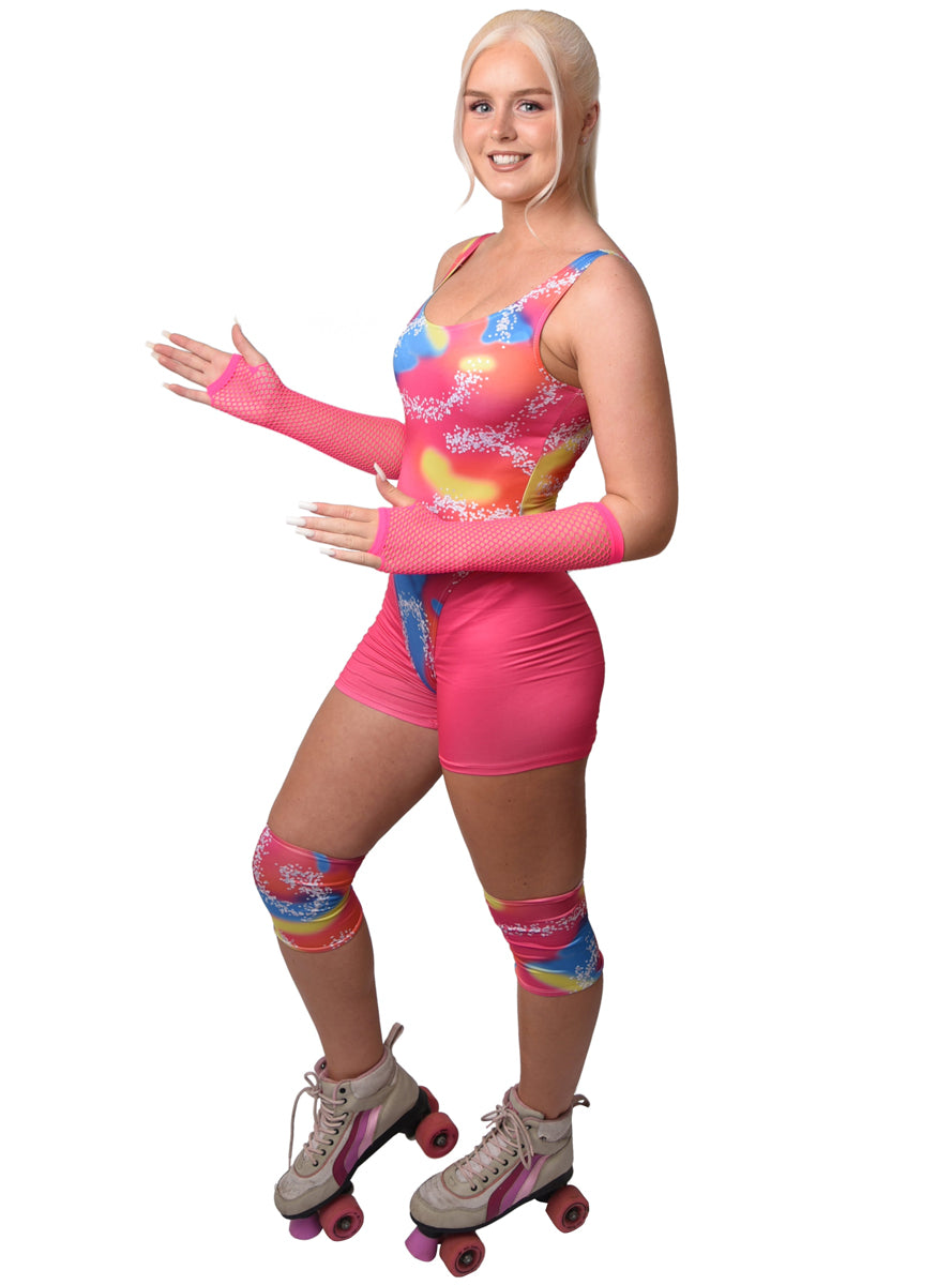 1980s Womens Roller Blade Doll Barbie Costume - Main Image