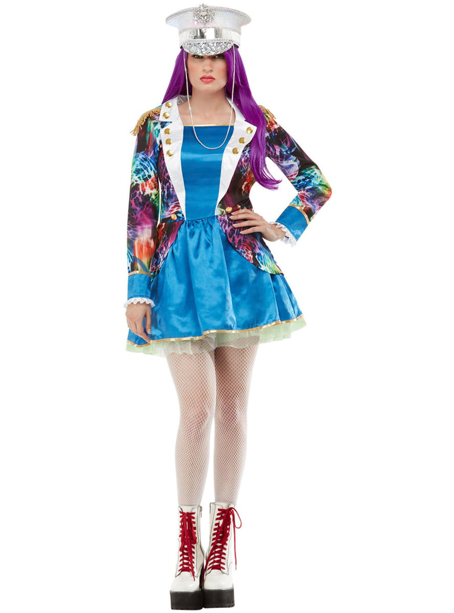 Blue Fiesta Festival Womens Costume - Main Image