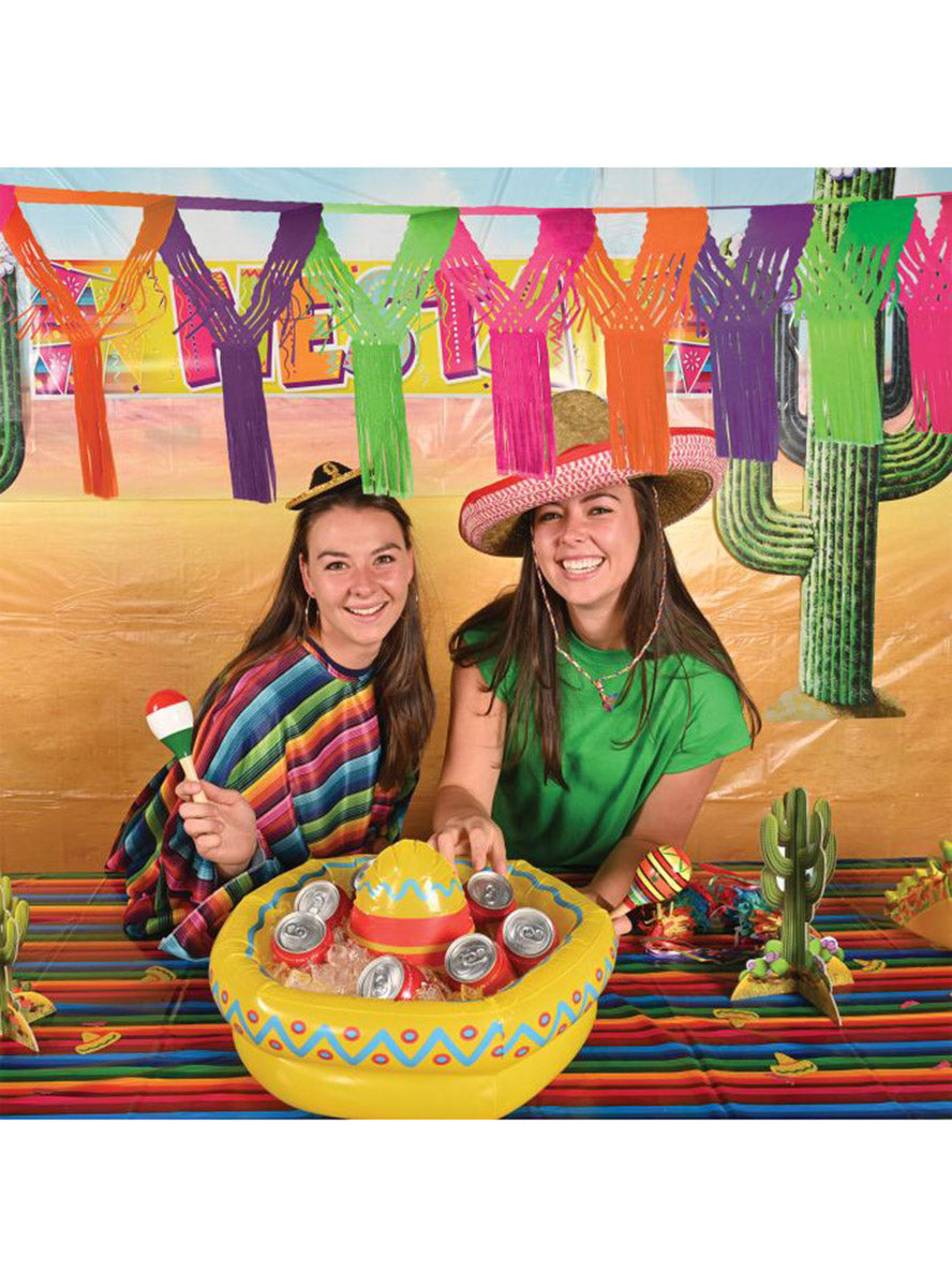 Mexican Fiesta Tissue Garland - Lifestyle Image