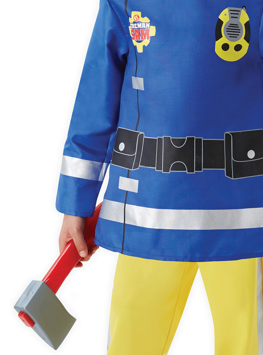 Close Image 2 of Deluxe Boys Fireman Sam Character Costume