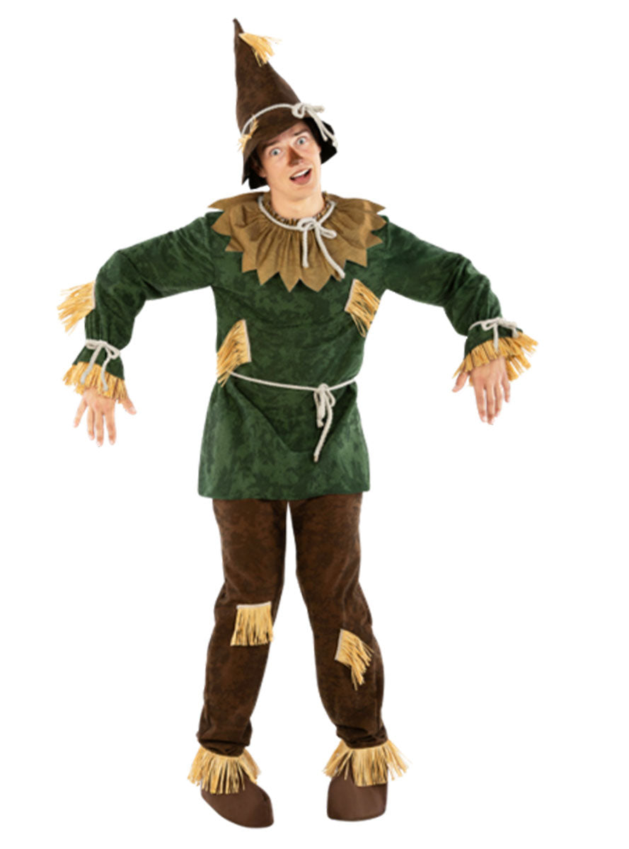 Mens Wizard Of Oz Friendly Scarecrow Character Costume