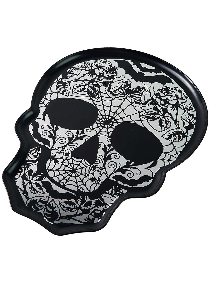 30cm Halloween Fright Night Skull Serving Platter - Main Image