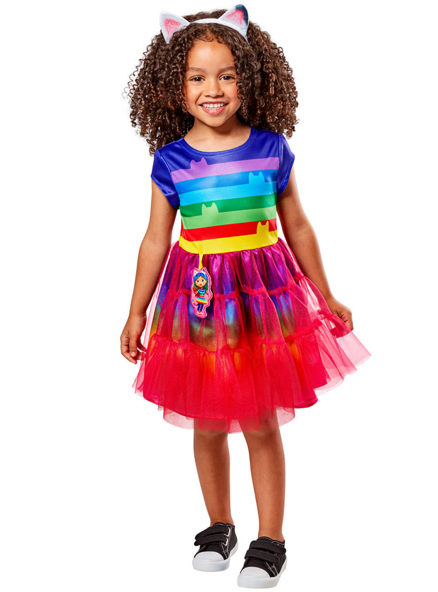 Main Image of Gabbys Doll House Rainbow Cat Girls Character Costume