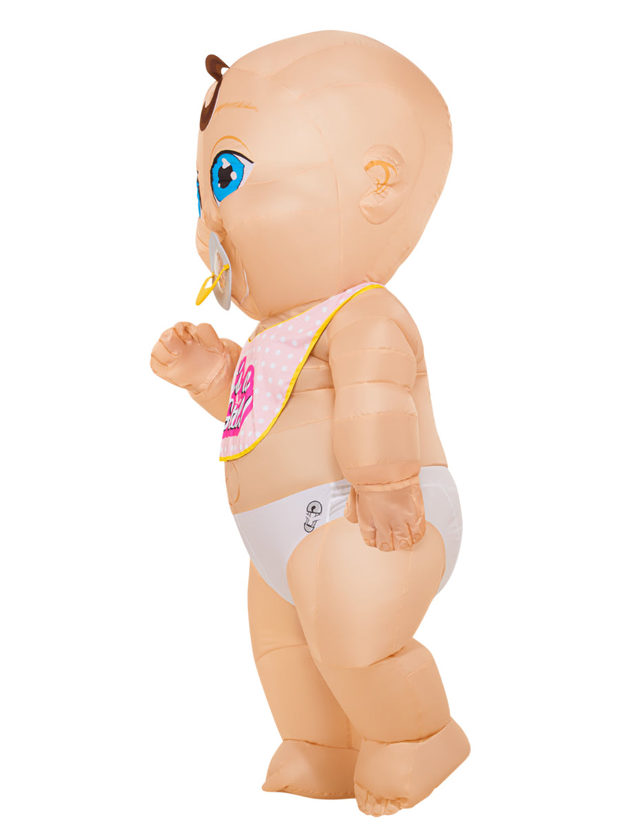Inflatable Gender Reveal Baby Novelty Adults Costume - Side Image