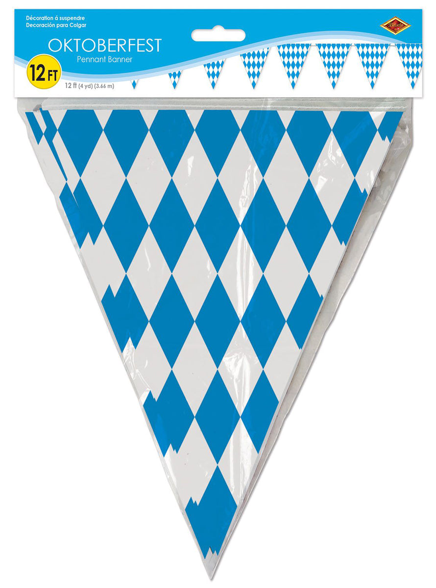 Oktoberfest Pennant Flag Decoration - Packaging Image