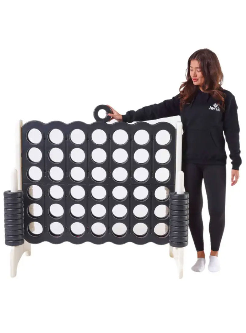 Giant 120cm Wide Black And White Connect 4 Game - Alternative Image 3