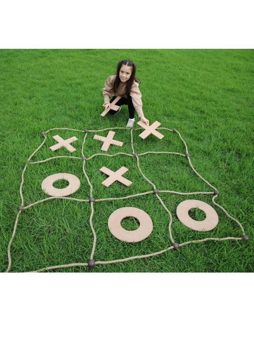 Giant Naughts And Crosses 150cm Outdoor Party Game - Lifestyle Image 1