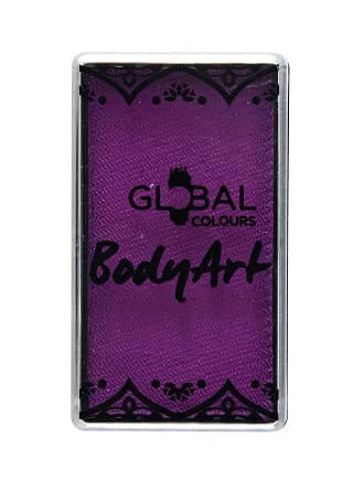 Global 20g Deep Magenta Face and Body Cake Makeup - Main Image