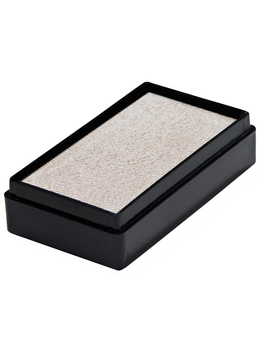 Global 20g Pearl White Face and Body Cake Makeup - Alternative Image