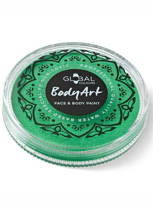 Global 32g UV Neon Teal Face and Body Cake Makeup - Main Image