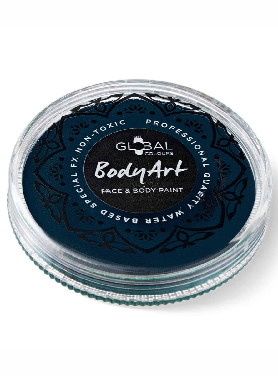 Global 32g Dark Green Face and Body Cake Makeup - Main Image