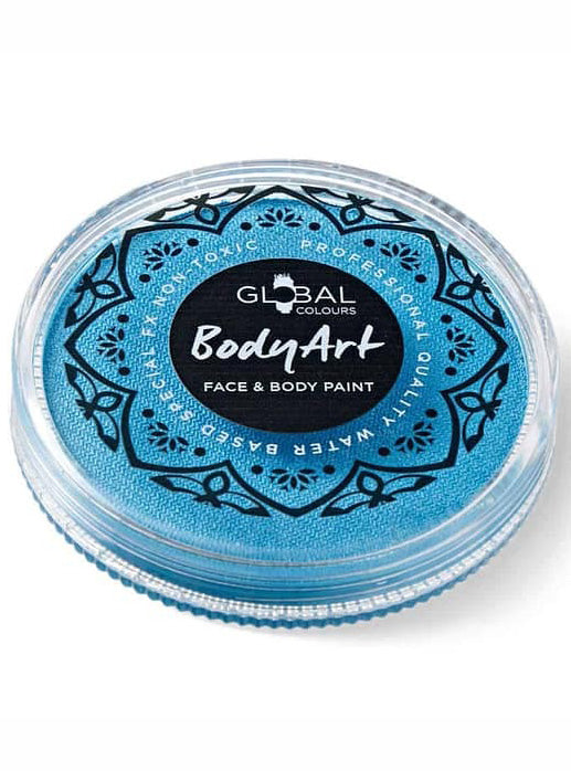 Global 32g Pearl Light Blue Face and Body Cake Makeup - Main Image