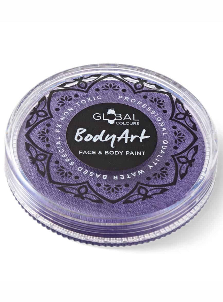 Global 32g Pearl Lilac Face and Body Cake Makeup - Main Image