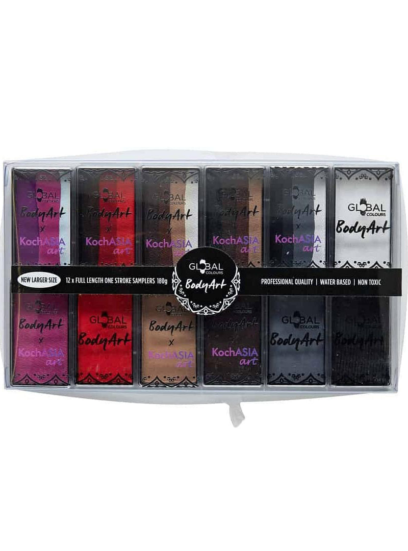 Global Furry Friends 12 Pack Refillable Face Painting FX Palette - Alternative Image 1