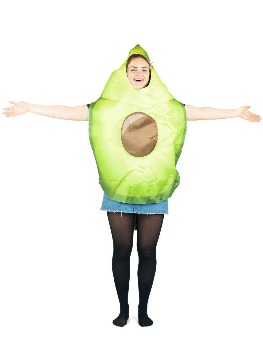 Green Avocado Novelty Adults Costume - Alternative Image