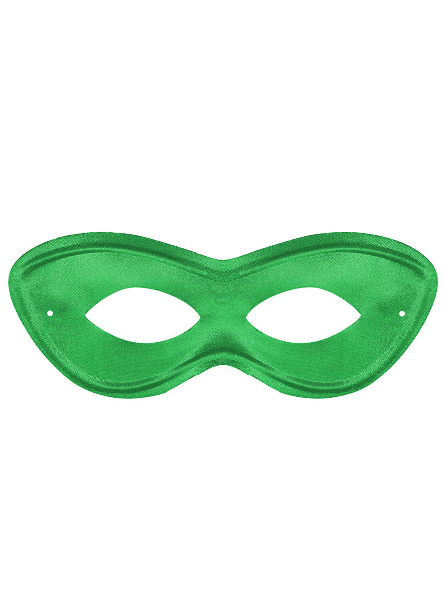 Green Superhero Costume Mask