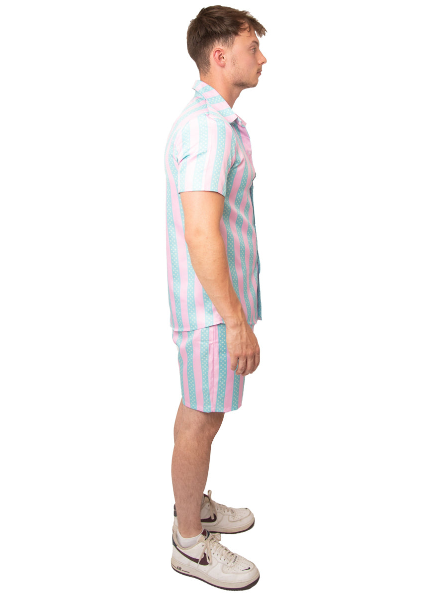 Beach Party Mens Ken Doll Costume - Side Image