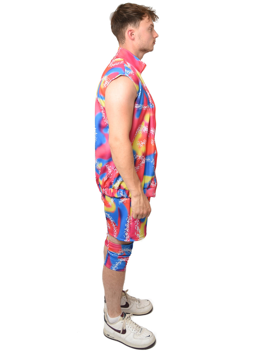 1980s Mens Roller Blade Ken Doll Costume - Side Image
