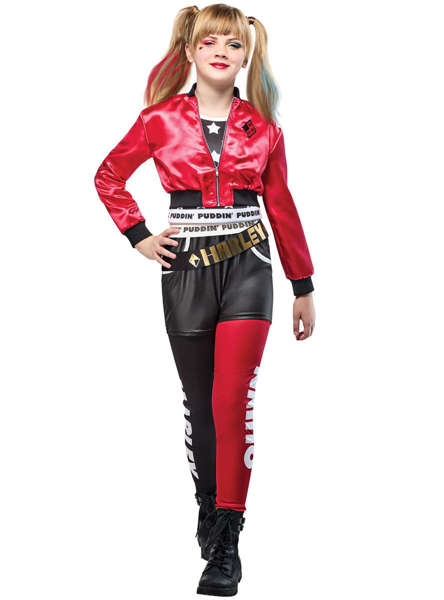 Harley Quinn Girls Costume - Main Image