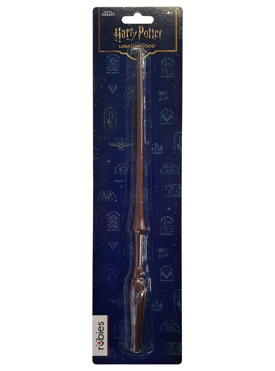 Harry Potter Licensed Luna Lovegood Costume Wand Packaging Image
