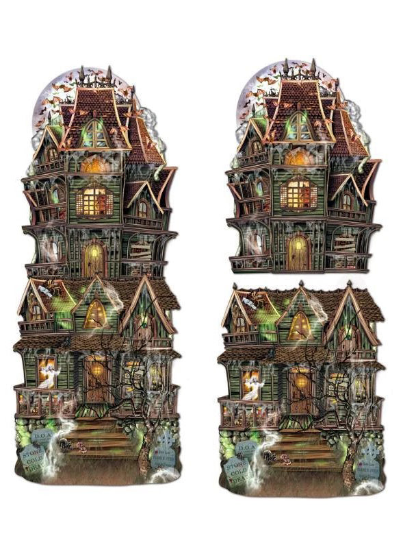 Spooky Haunted House Halloween Cut Outs - Main Image