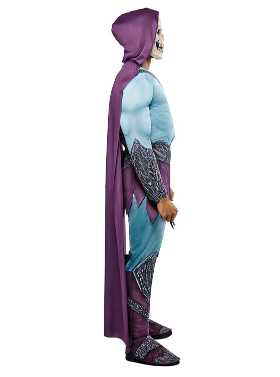 He Man Deluxe Mens Skeletor Muscle Chest Costume - Side Image