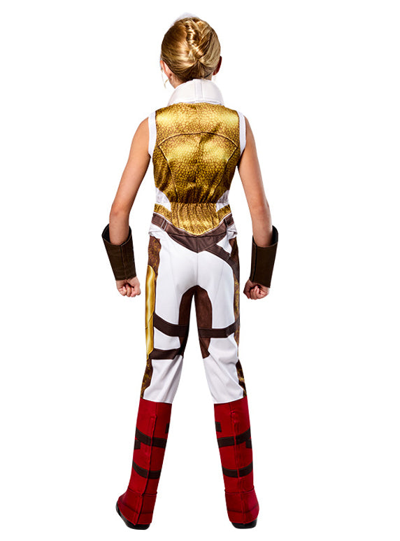 He Man Girls Deluxe Teela Character Costume - Back Image