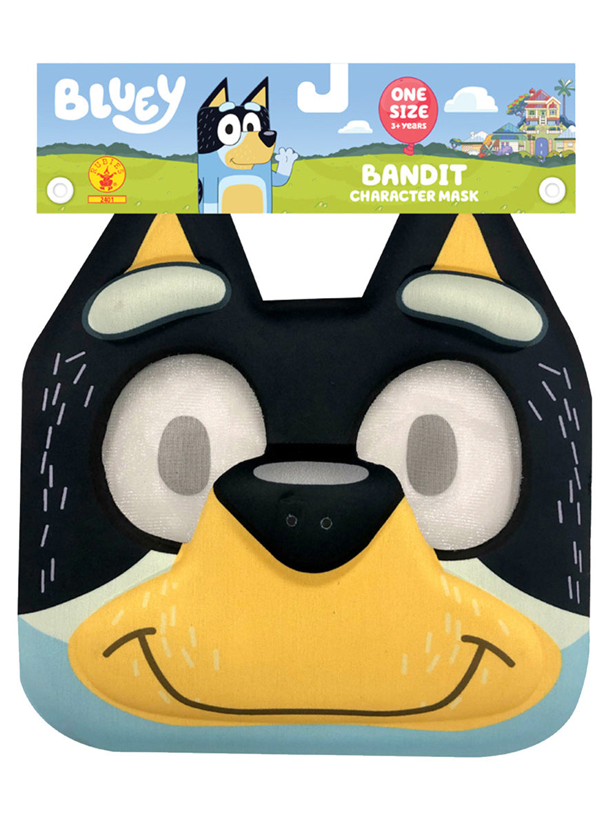 4 Pack Heeler Family Bluey Character Costume Masks - Bandit Mask