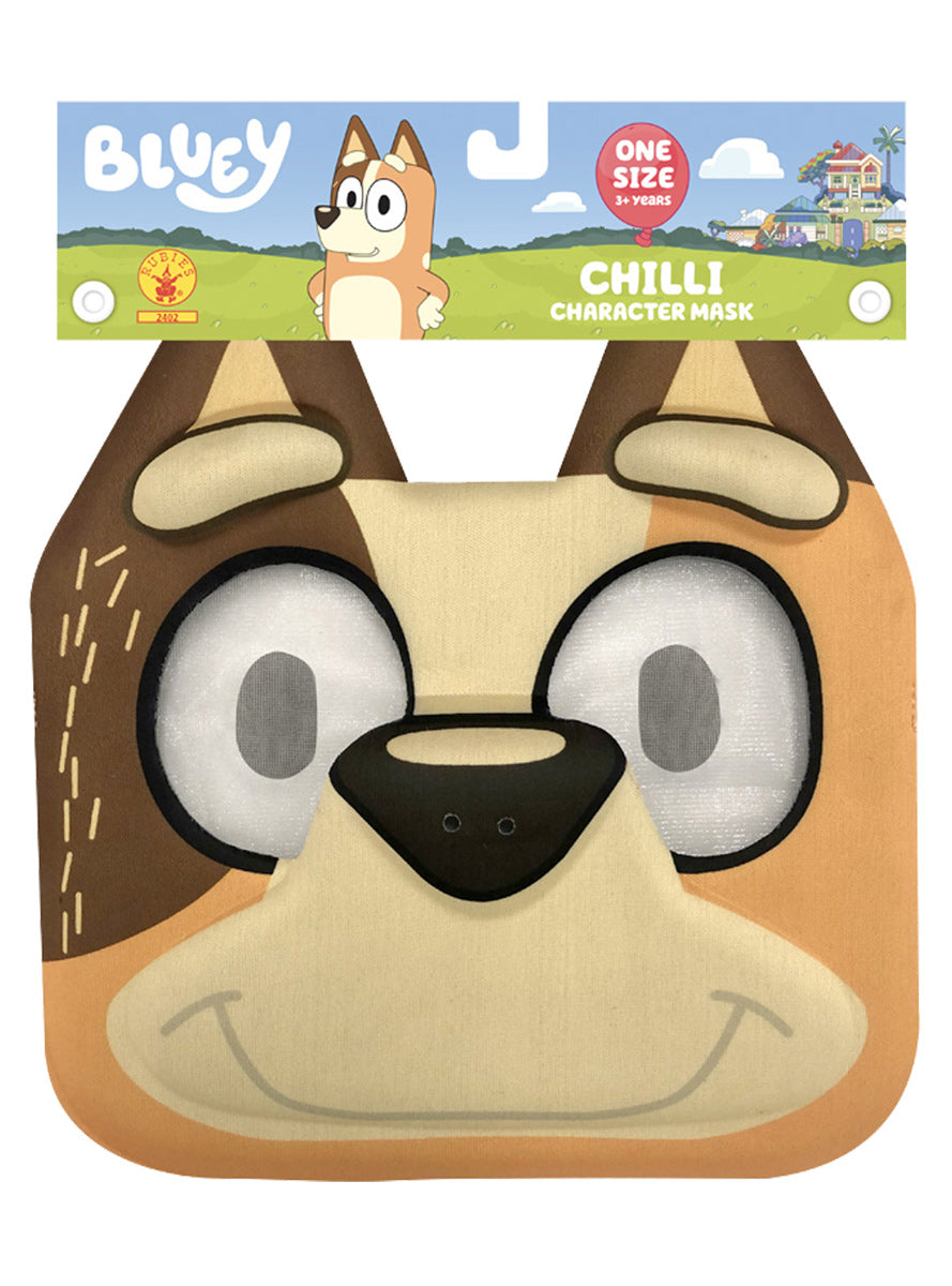 4 Pack Heeler Family Bluey Character Costume Masks - Chilli Mask