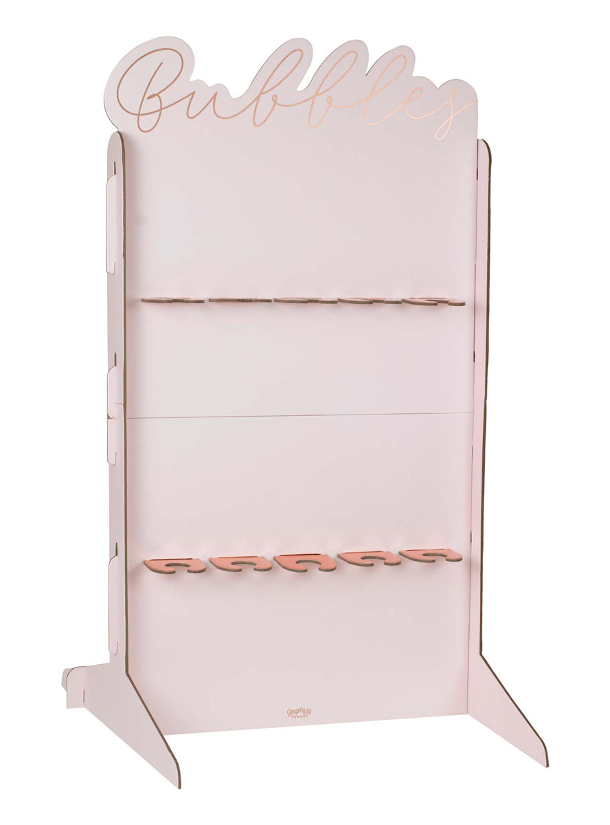 rose gold wedding party champagne wall - main image