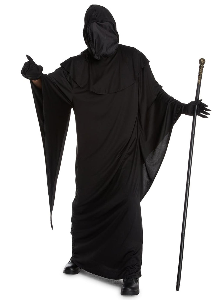 Hooded Grim Reaper Mens Costume - Alternate Image