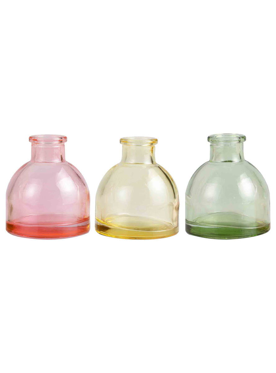 Hop Hop Hooray 3 Pack 6cm Tall Glass Bud Vases – Main Image
