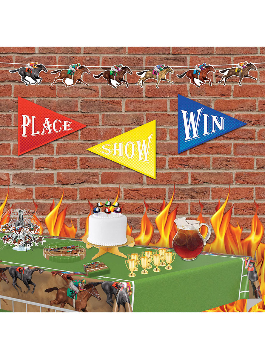 Race Day Horse Garland Decoration - Lifestyle Image