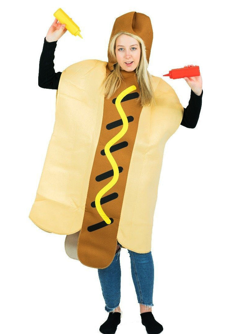 Hot Dog Novelty Adults Food Costume - Main Image