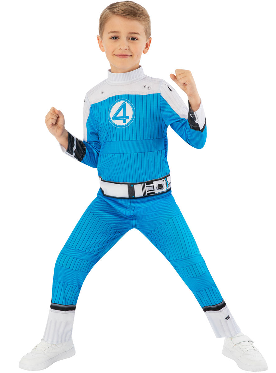 Fantastic 4 Boys Human Torch Costume - Main Image