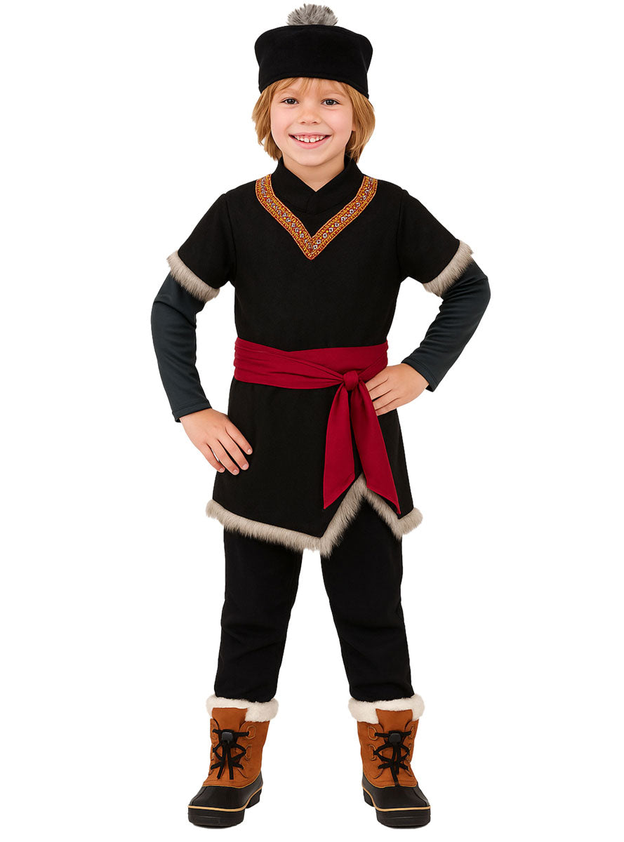 Boys Ice Mountain Woodsman Kristoff Frozen Costume