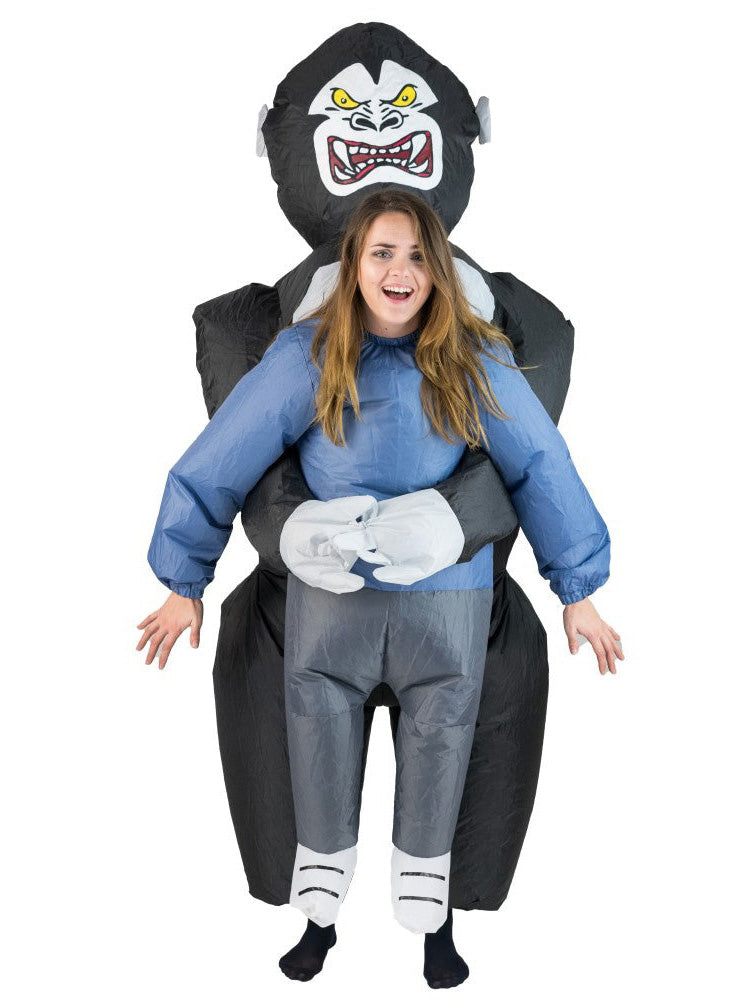 Inflatable Adults Lift Up Gorilla Costume - Alternative Image